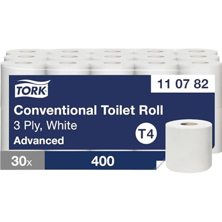 Tork 110782 Advanced 3-lagig Tissue T4, 30 Rollen a 250 Blatt Toilettenpapier – Bild 4