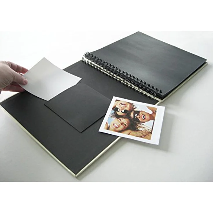 walther design Fotoalbum chamois 30 x 30 cm Spiralalbum mit Cover-Ausstanzung, Fun SA-110-W – Bild 4