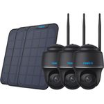 Reolink Argus Serie B430 - 5MP Überwachungskamera Aussen Akku Wi-Fi Pan & Tilt Überwachungskamera (Außenbereich, Personen-/Fahrzeug-/Tiererkennung, Farb-Nachtsicht, 2-Wege-Audio)