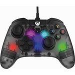 Snakebyte GAMEPAD RGB X - transparent grau - Offiziell lizensierter, kabelgebundener Xbox & PC Controller | Hall-Effect Sensoren für volle Präzision | 3,5 mm Audioanschluss | RGB-Beleuchtung