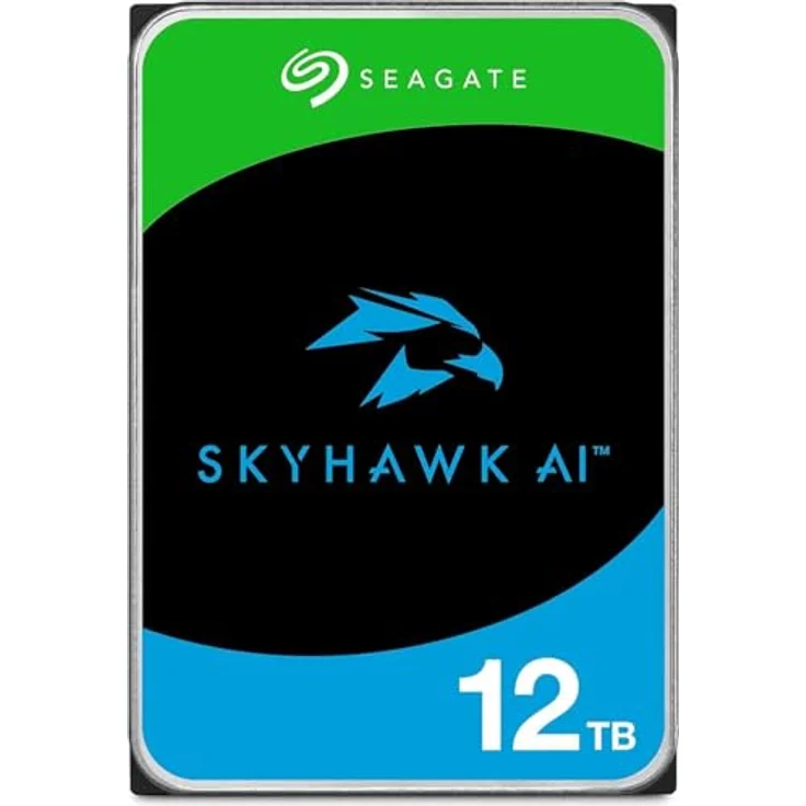 Seagate SkyHawk ST12000VE003, interne Festplatte mit 12 TB, SATA-600, 7200 RPM, 512 MB Cache, für Surveillance-Server – Bild 2