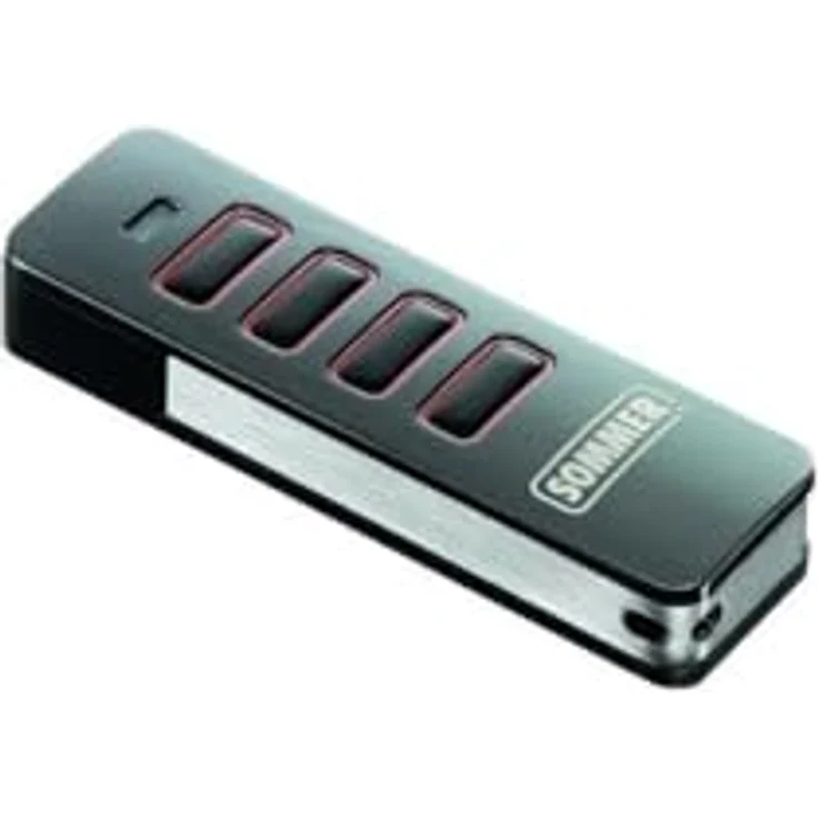Sommer Handsender Pearl 4018V000, 4-Befehl Fernbedienung mit bidirektionalem Funksystem und 128-bit AES Verschlüsselung, schwarz – Bild 2