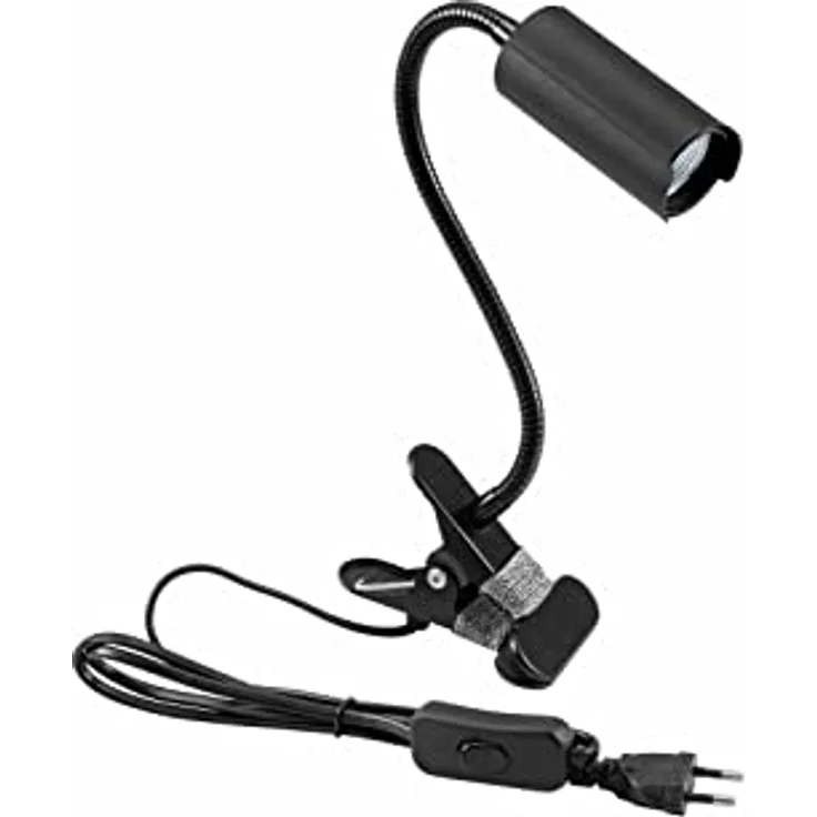 Eurolite LED KKL-7 Spot 6000K schwarz | Kaltweiße LED-Klemmleuchte