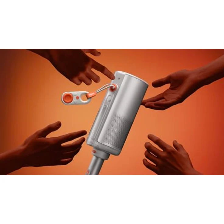 XGIMI MoGo 4+ PowerBase Stand, Tragbarer Full HD Beamer mit 450 lm, 360-Grad-Rotationsfähigkeit, Grau – Bild 8