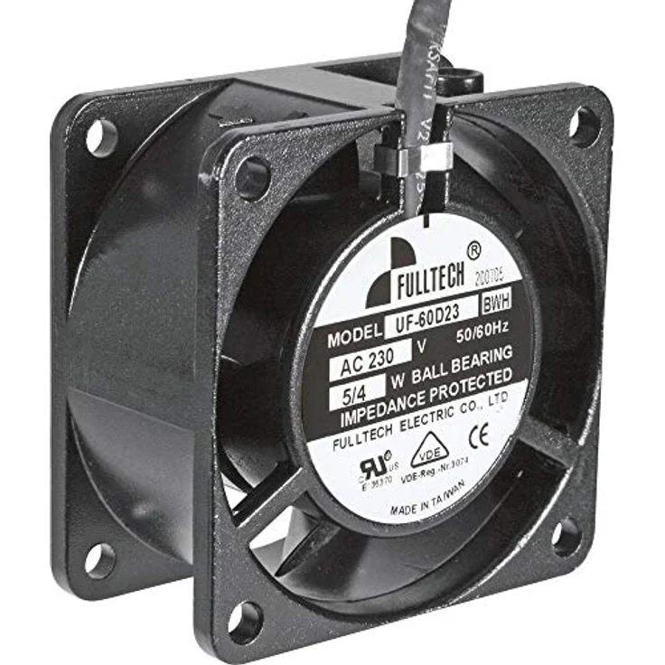SEPA UF60D23BHW, Axiallüfter 230 V/AC, 14 m³/h, kompakt 60 x 60 x 30 mm – Bild 1