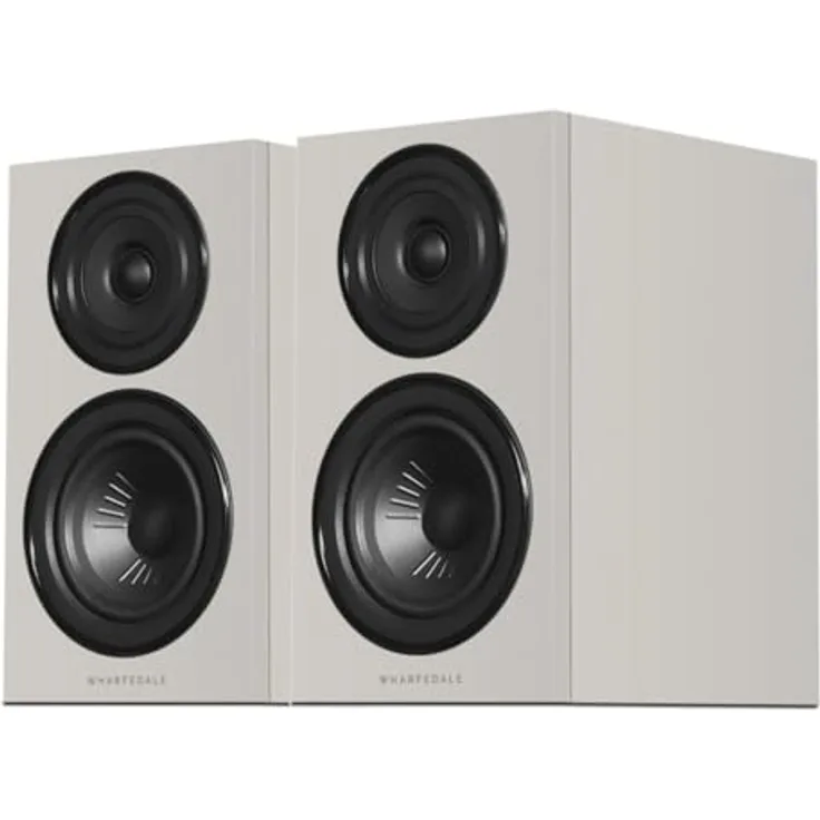 Wharfedale Diamond 12.1i, Regallautsprecher (Paar) mit 12,7 cm Bass-/Mitteltreiber und Textilkalottenhochtöner, grau