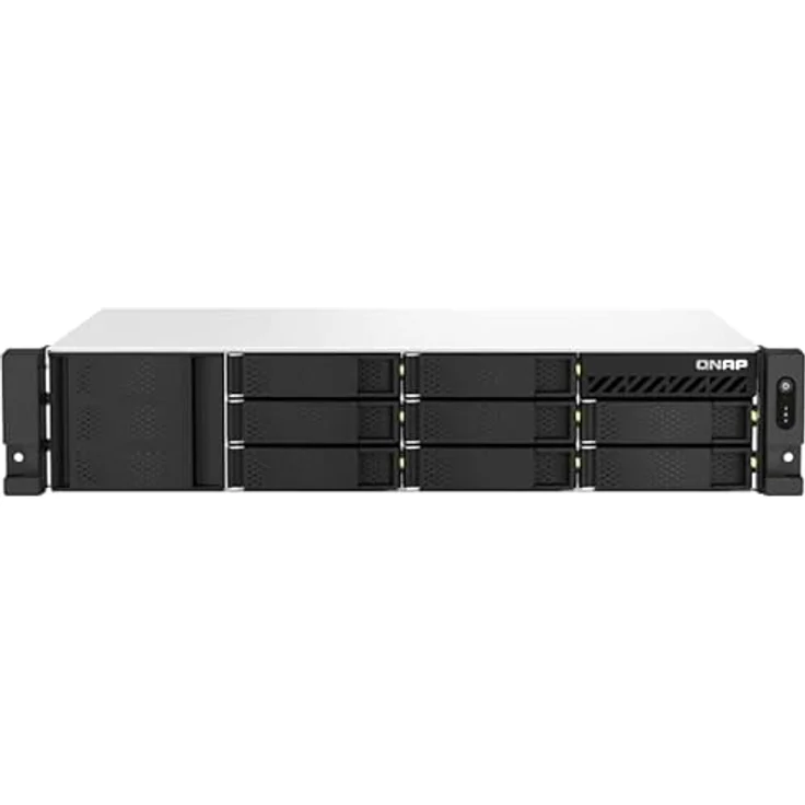 QNAP TS-873AeU-RP NAS-Server - 8 Schächte - Rack - SATA 6Gb/s - RAID 0, 1, 5, 6, 10, 50, JBOD, 60 - 2.5 Gigabit Ethernet - iSCSI Support - 2U, schwarz – Bild 8