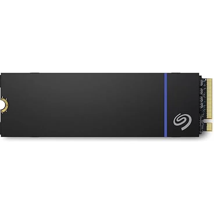 Seagate Game Drive M.2 SSD 2TB, interne Solid State Drive für PS5, PCIe der 4. Gen., NVMe 1.4, bis zu 7300 MB/s mit Kühlkörper, 3 Jahre Rescue Service, Modellnr.: ZP2000GP3A2001