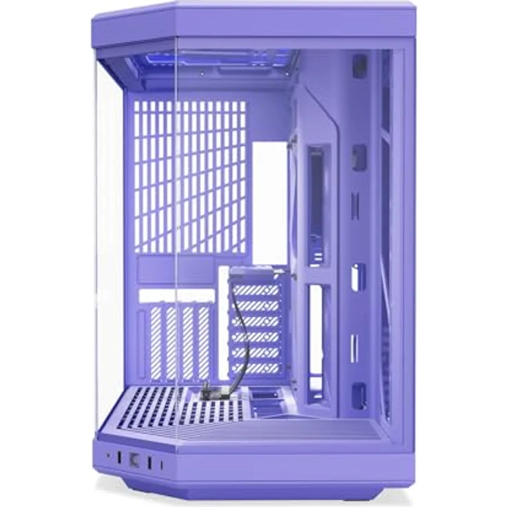 HYTE Y70 Dual Chamber ATX Mid Tower Modernes ästhetisches Gehäuse Taro Milk (E-ATX/ATX/M-ATX/M-ITX) – Bild 2
