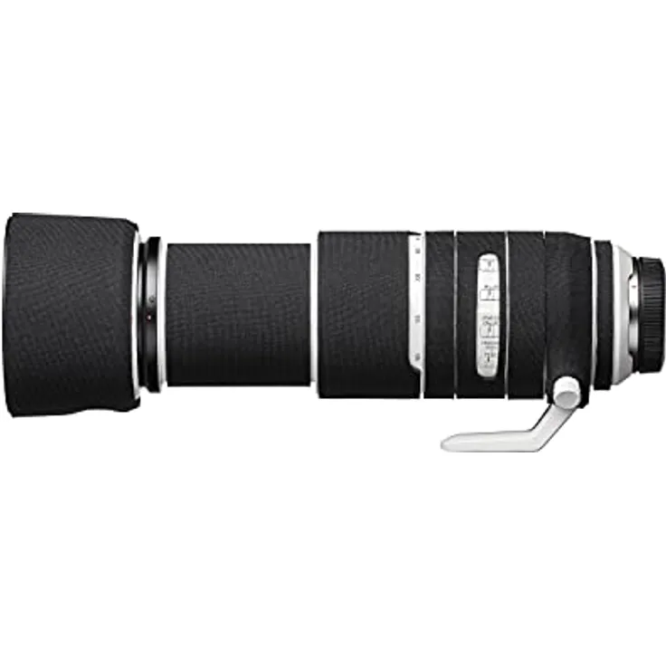easyCover - Lens Oak - Objektivschutz - Schutz für Ihr Kameraobjektiv - Canon RF 100-500mm F4.5-7.1L is USM - Schwarz
