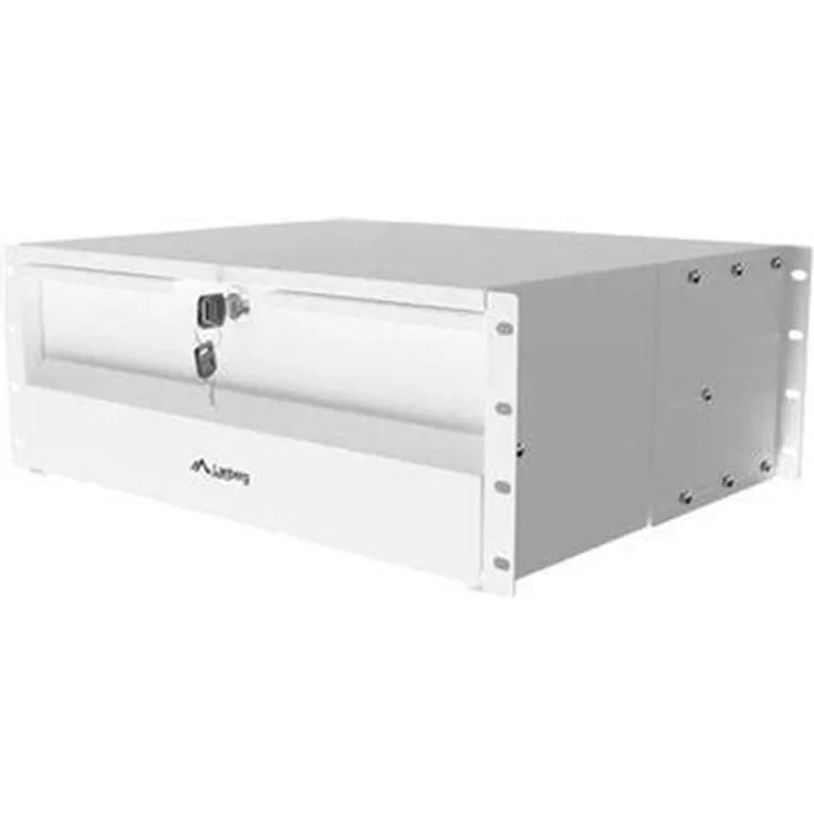 Lanberg Rack-Schublade 483 x 360 mm, 4U, Grau, RAL 7035