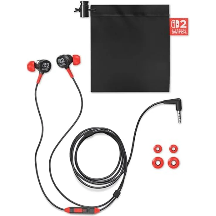 PowerA NSW2, Kabelgebundenes Headset Earbuds, Schwarz – Bild 5