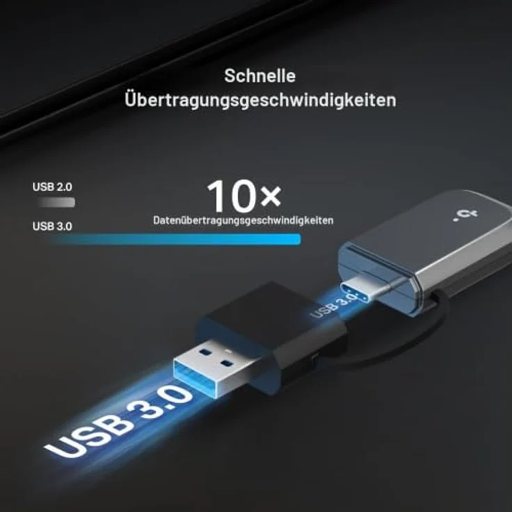 TP-Link ARCHER TBE230U, Kabelgebundener WLAN-Stick mit USB Type-A/USB Type-C, Ethernet, Wi-Fi 7 (802.11be), 2882 Mbit/s, Schwarz, Grau – Bild 6