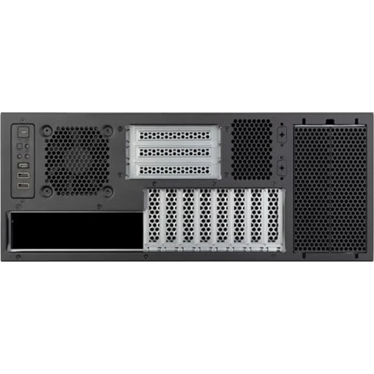 Silverstone RM47-502I Server-Gehäuse, großes Gehäuse mit 11 Erweiterungsslots, kompatibel mit SSI-EEB Mainboards, bis 280 mm Radiator und 148 mm CPU-Kühlerhöhe – Bild 2