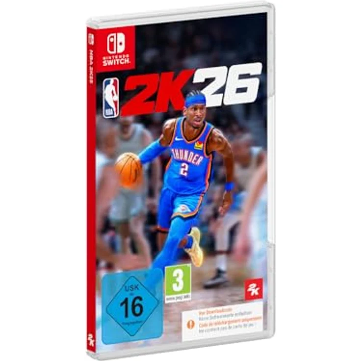 2K NBA 2K26 NSW, Nintendo Switch Spiel mit verbessertem Gameplay, Meine KARRIERE und MyTEAM-Modus – Bild 1