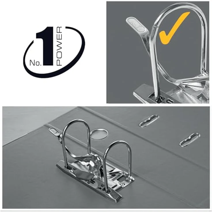 bene Aktenordner bene No.1 Power Ordner blau Kunststoff 5,2 cm DIN A4, schmutz- und feuchtigkeitsabweisend – Bild 7