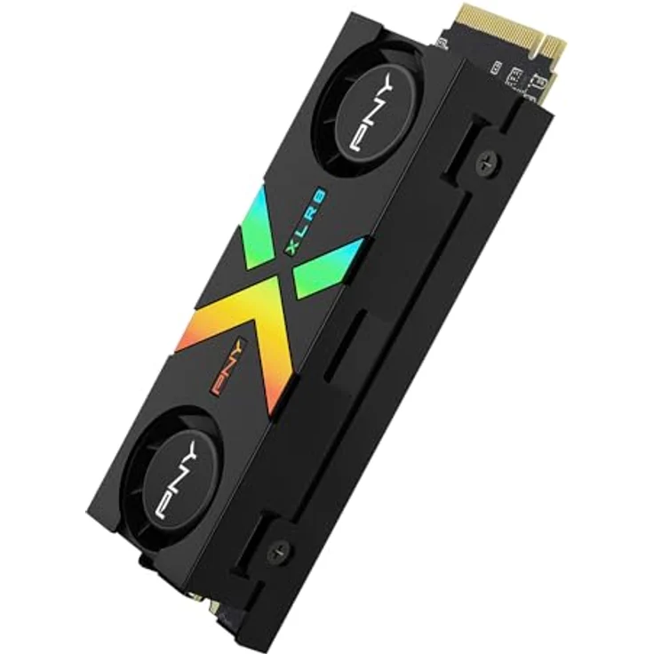 PNY CS3150 XLR8 Gaming Epic-X RGB™ 1TB M.2 NVMe Internal Solid State Drive (SSD) with RGB Heatsink - M280CS3150XHS-1TB-RB – Bild 5