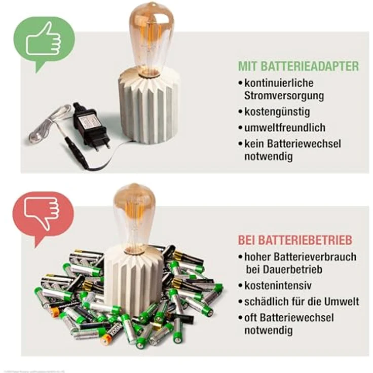 Hellum Batterie Adapter für 3xAA Batterien, 1,8 m Zuleitung, kompatibel mit Zeitschaltuhren – Bild 7