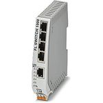 Phoenix Contact FL SWITCH 1000 Ethernet-Switch, 5 x RJ45 / 10/100/1000Mbit/s, bis 100m für DIN-Schienen, 24V dc