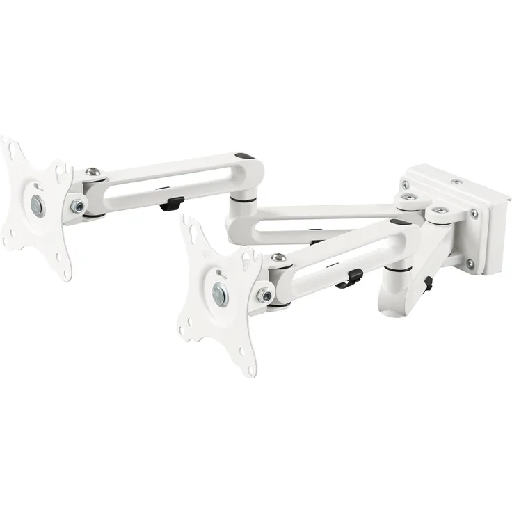 Deltaco Office DELO-0158, Monitor Halterung für 32" Displays, VESA-kompatibel, Weiss