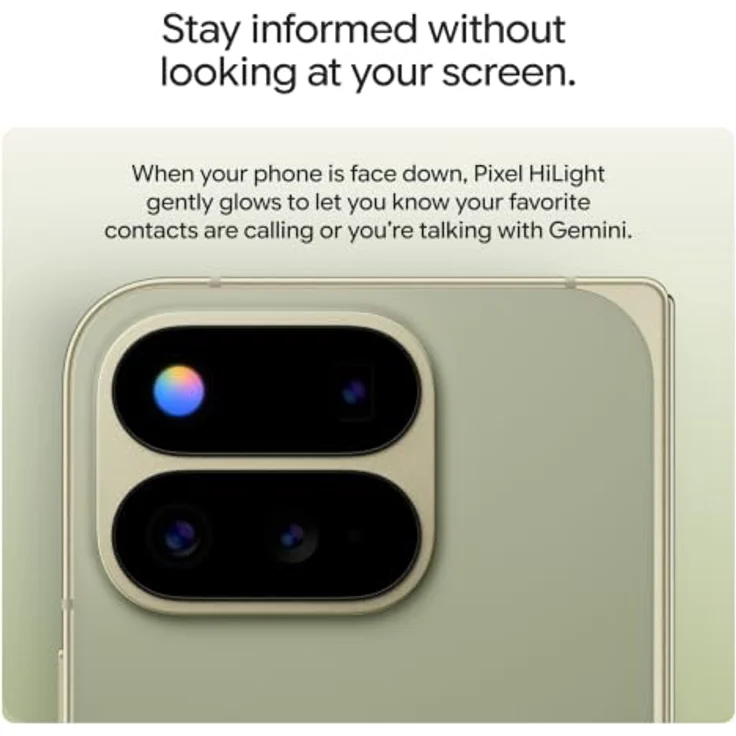 Google Pixel 11 Pro Fold, Smartphone ohne SIM-Lock, 256 GB Speicher, Olive, mit Google Tensor G6-Prozessor und 30-fachem Pro-Zoom – Bild 2