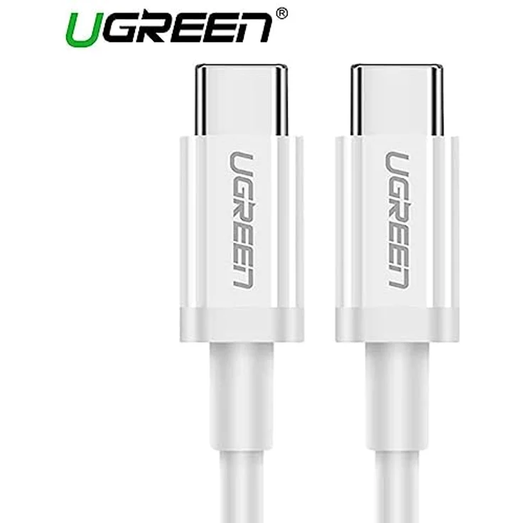 Ugreen USB-C to USB-C Kabel 1m, schnelles Laden und Datenübertragung bis 40 MB/s, weiß – Bild 5