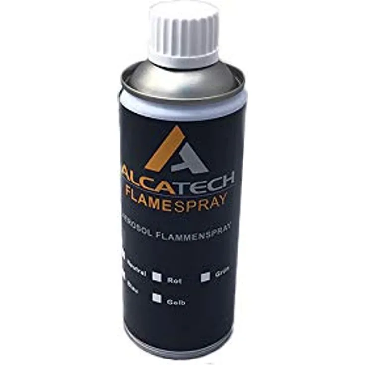 Alcatech Flammenspray Flamespray Fluid Aerosol für Flame Colossus Flammenprojektor, rückstandsfrei, neutral, Indoor und Outdoor geeignet