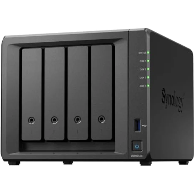 Synology DiskStation DS925neo+ NAS 4-Bay, AMD Ryzenâ„¢ V1500B, 4GB DDR4 RAM, 2x 2.5G Ethernet, 2x M.2 SSD Steckplätze – Bild 6