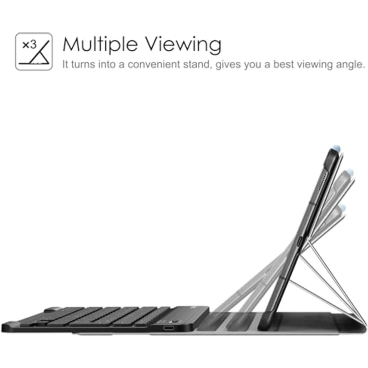 Fintie Tablet-Hülle mit Tastatur für Samsung Galaxy Tab S6 Lite 10,4 Zoll 2024/2022/2020, Magnetisch Abnehmbarer Bluetooth Tastatur, Deutsches Layout – Bild 4