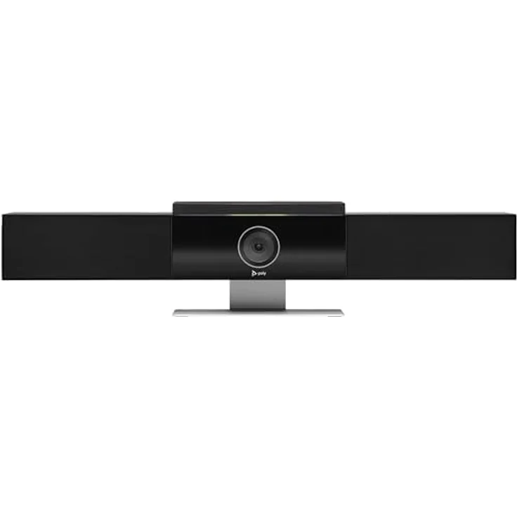 Poly Studio USB-Videoleiste Zoom Certified für Microsoft Teams Schwarz - Audio- und Videoqualität für mittelgrosse Meetingräume – Bild 1