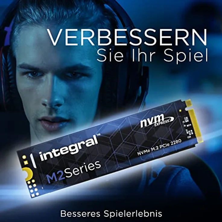 Integral SSD 512GB NVME M.2 2280 PCIe Gen3x4 R-3450MB/s W-2400MB/s TLC M1 Solid State Drive – Bild 3