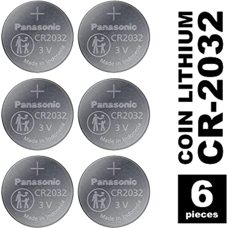 Panasonic CR2032EL-6BP Lithium Power (lange Lagerfähigkeit bis zu 10 Jahren, Lithium, 3,0 V) 6 stück – Bild 3