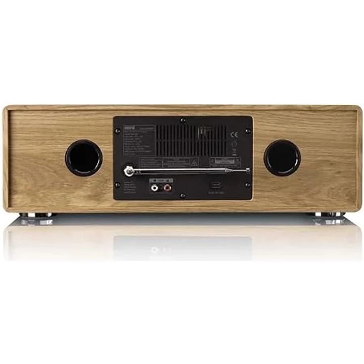 Imperial DABMAN 280CDWDSI, DAB+/FM Radio mit CD-Player, Bluetooth 5.4, Holzgehäuse in Silber/Braun, 30W RMS, integriertes Sicherheitswarnsystem, zwei Weckzeiten – Bild 2