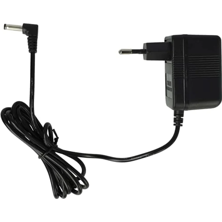 vhbw Netzteil/Ladegerät kompatibel mit Panasonic KX-TG6, KX-TG7, KX-TG8301G, KX-TG8321G - 200 cm, Schwarz – Bild 1