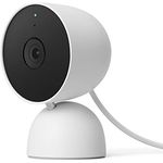 Google Nest Cam mit Kabel, Sicherheitskamera für Zuhause, Weiß, 5,69 x 6,4 x 9,84 cm; 393 Gramm