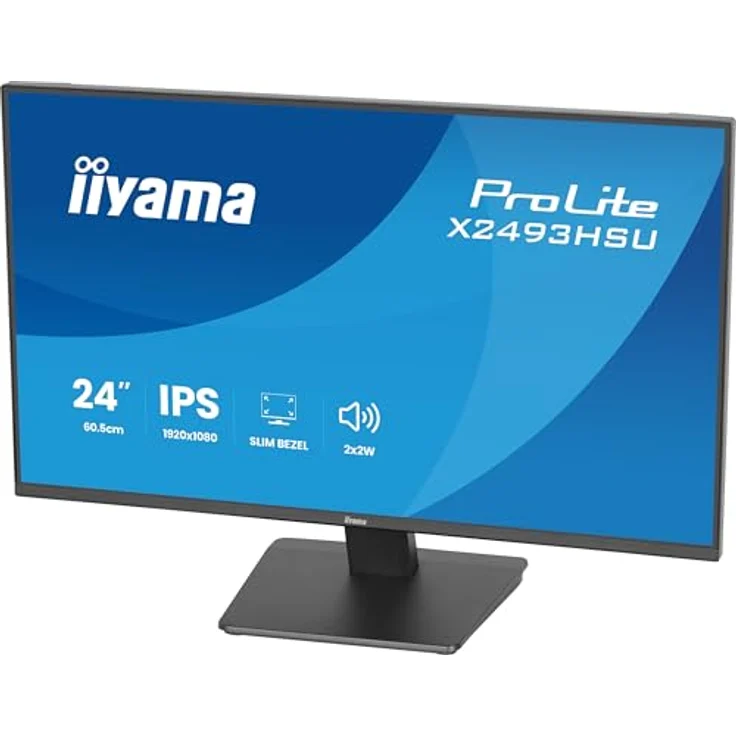 iiyama Prolite X2493HSU-B1 23,8" IPS LED-Monitor, Full-HD 120Hz, HDMI, DP, USB2.0, Adaptive Sync, Schwarz, Energieklasse C – Bild 3