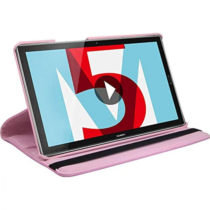 cofi1453 Schutz Tasche Hülle für Huawei MediaPad M5 10,8 Zoll - 360° Rotierbar mit Ständer, Rosa – Bild 2