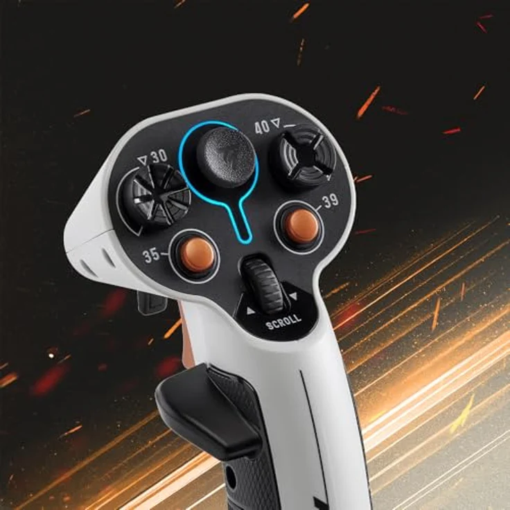 Thrustmaster Sol-R 1 Flightstick - Der Joystick für Dominanz und Erkundung im Weltraum auf dem PC, Beleuchteter Joystick in einem Design inspiriert von Science-Fiction-Blockbustern – Bild 2