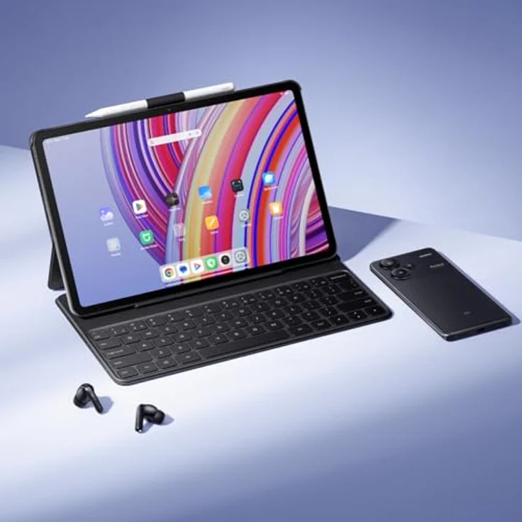 Xiaomi Redmi Pad Pro WiFi Version, 31,8 cm (12,1 Zoll), Octa-Core, Global ROM, 10.000 mAh, Bluetooth 5.3, 8 MP, Dual-Kamera + (33 W Dual USB, Fast Auto Combo) (Graphite Gray, 128 GB + 6 GB) Tablet – Bild 4