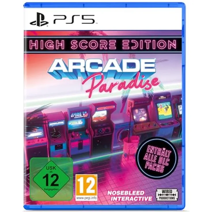 Wired Productions Arcade Paradise High Score Edition - PS5, 35 spielbare Arcade-Spiele, 90er Jahre Setting, inklusive Soundtrack von Kieron Pepper