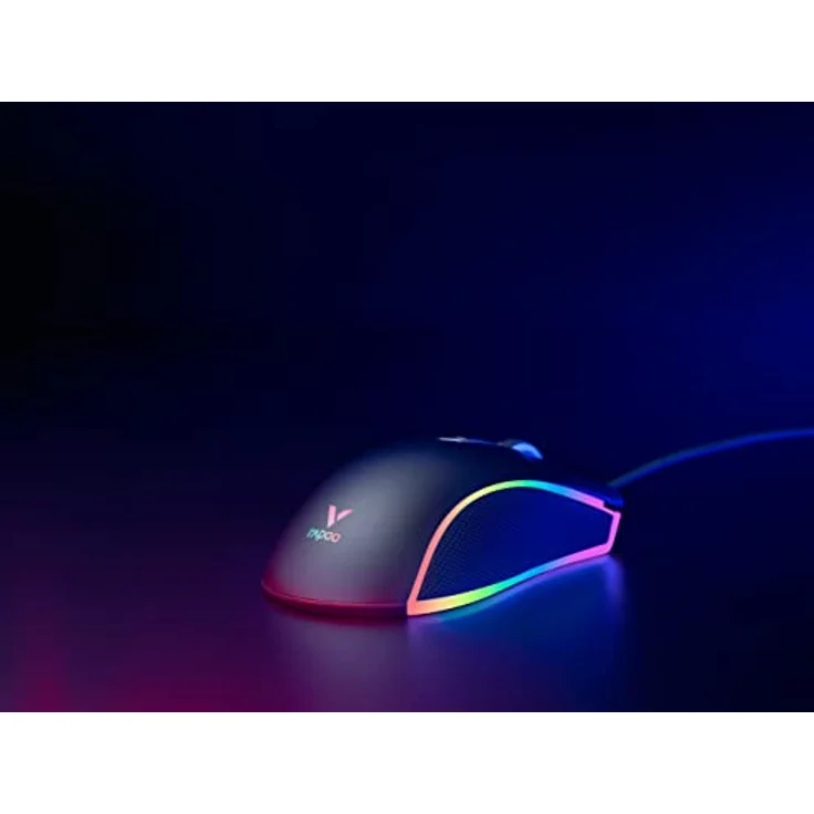 Rapoo V280 USB Optisch 7000DPI rechts Schwarz, Grau – Bild 6