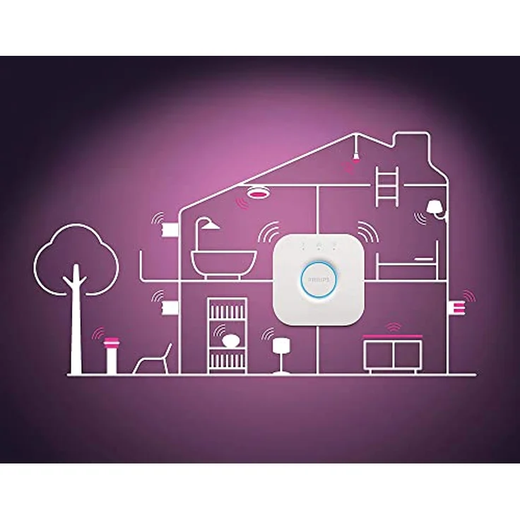 Philips Hue White and Color Ambiance Infuse Deckenleuchte Schwarz M 2400 lm inkl. LED-Modul dimmbar – Bild 2