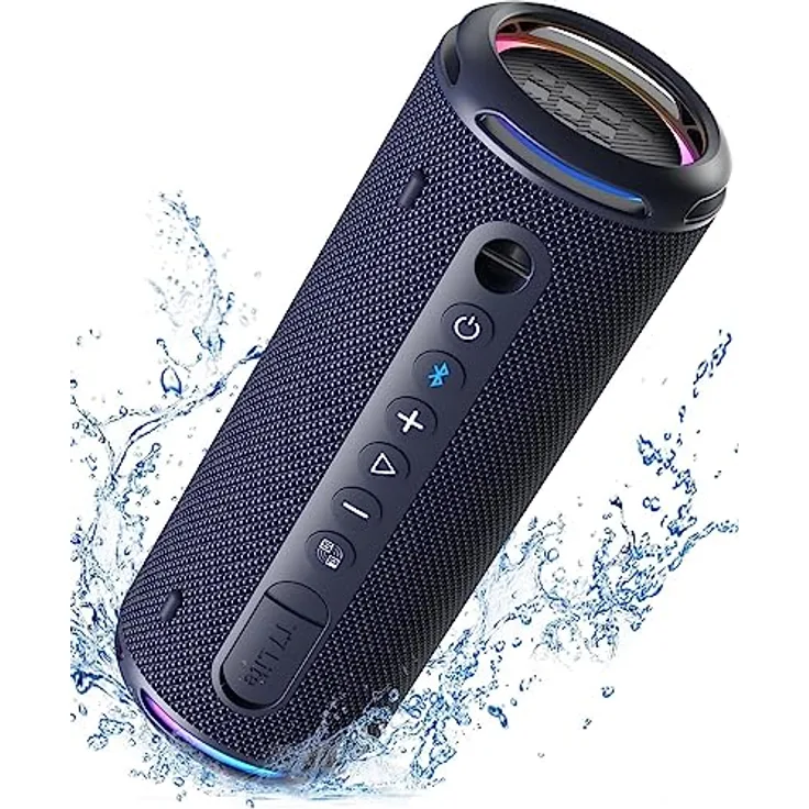 Tronsmart T7 Lite (blue) Bluetooth Lautsprecher, 24h Akkulaufzeit, IPX7 wasserdicht