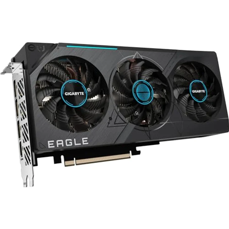 Gigabyte GeForce RTX 4070 SUPER Eagle OC Grafikkarte - 2535MHz Core, 12GB GDDR6X 21000MHz 192-Bit Speicher, PCI-E 4.0, 3X DP 1.4, 1x HDMI 2.1a, NVIDIA DLSS 3.5, GV-N407SEAGLE OC-12GD – Bild 2