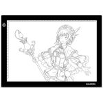 Huion L4S Grafiktablett, 310 x 210 mm USB, schwarz, ideal für digitale Illustrationen und Grafikdesign