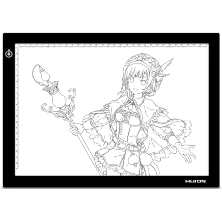 Huion L4S Grafiktablett, 310 x 210 mm USB, schwarz, ideal für digitale Illustrationen und Grafikdesign – Bild 1