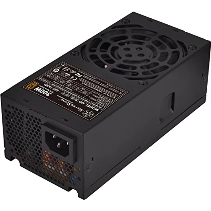 SilverStone SST-TX300 - TFX Serie, 300W 80 Plus Bronze geräuscharmes PC-Netzteil mit 80mm-Lüfter – Bild 2