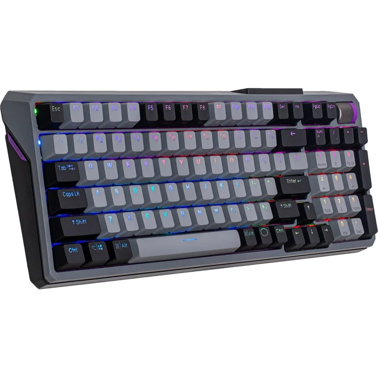 Cooler Master MK770, Gaming-Tastatur, grau/schwarz, DE-Layout, Kailh Box Red V2, Space Grey