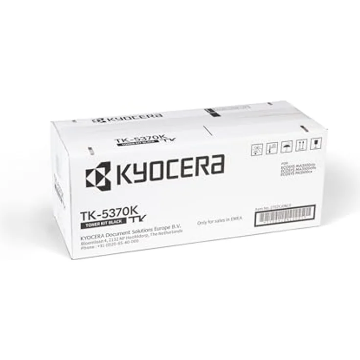 Kyocera TK-5370K Toner Schwarz. Original Tonerkartusche für bis zu 7000 Seiten.