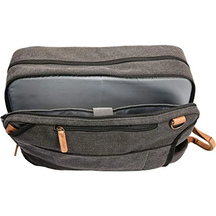 Kalahari GOPE K-53 Rucksack-Messenger Bag anthrazit grau – Bild 5